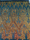 BIG DAMASK SEQUIN ON STRETCH MESH FABRIC (By The Yard)