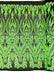 BIG DAMASK SEQUIN ON STRETCH MESH FABRIC (By The Yard)