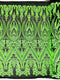 BIG DAMASK SEQUIN ON STRETCH MESH FABRIC (By The Yard)