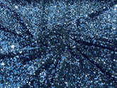 SEQUIN VELVET FABRIC (By The Yard)
