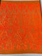 BIG DAMASK SEQUIN ON STRETCH MESH FABRIC (By The Yard)