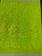 Phoenix Feather Sequin Stretch Mesh Fabric / Sold by the Yard