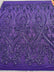 BIG DAMASK SEQUIN ON STRETCH MESH FABRIC (By The Yard)