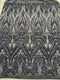 BIG DAMASK SEQUIN ON STRETCH MESH FABRIC (By The Yard)