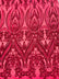 BIG DAMASK SEQUIN ON STRETCH MESH FABRIC (By The Yard)