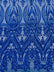 BIG DAMASK SEQUIN ON STRETCH MESH FABRIC (By The Yard)