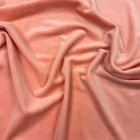 Papaya Stretch Mochi Plush Minky / Soft Solid Fabric by the Yard