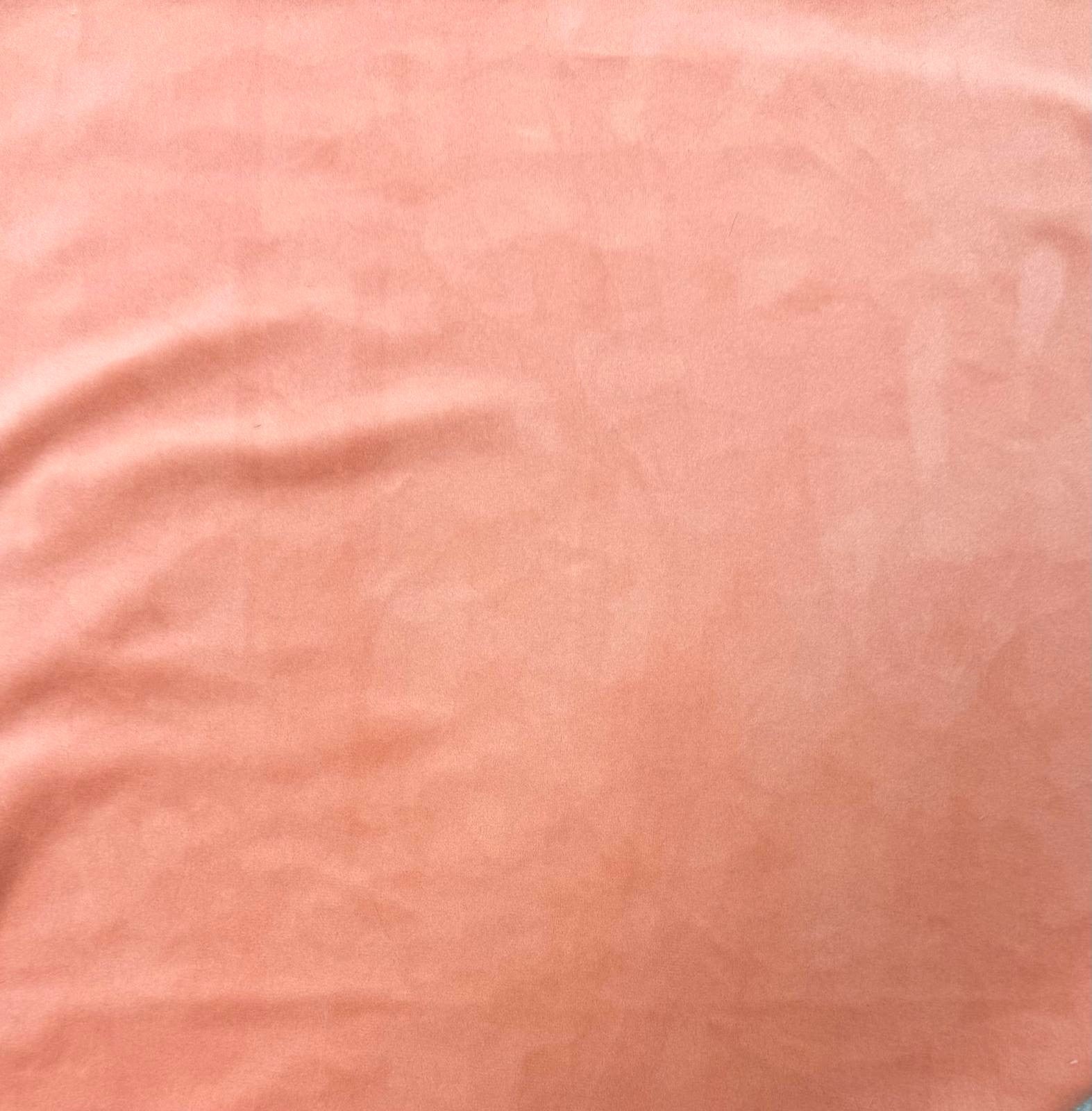 Papaya Stretch Mochi Plush Minky / Soft Solid Fabric by the Yard