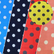 Poly Cotton Printed Fabric Polka Dots / Sold By The Yard
