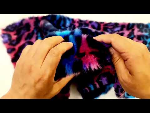 Ecoshag Hippie Jaguar Faux Fur Fabric / Neon Dream - 0