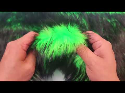 Poison Spike Shag Faux Fur Fabric - Color Card - 0