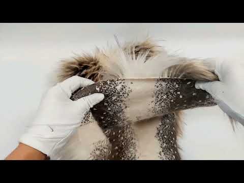 Winter Section Fox Animal Faux Fur / Sold By The Yard - 0