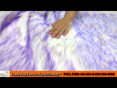 Candy Galaxy Shaggy Faux Fur Fabric / Sold By The Yard-2