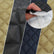 Quilted Polyester Batting Upholstery Fabric / Black / Sold By The Yard (Off-Lot)