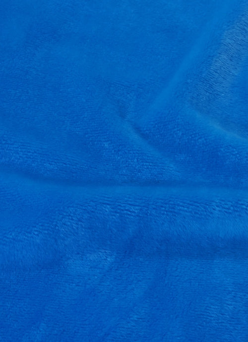 Neon Blue Minky Solid Baby Soft Fabric / 15 Yard Bolt / Free Shipping