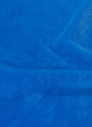 Neon Blue Minky Solid Baby Soft Fabric / 15 Yard Bolt / Free Shipping-4