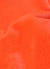 Neon Coral Minky Solid Baby Soft Fabric / 15 Yard Bolt / Free Shipping