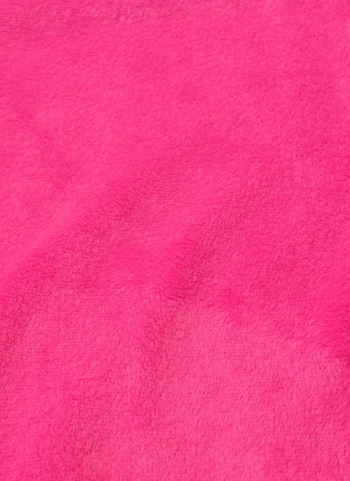 Neon Pink Minky Solid Baby Soft Fabric / 15 Yard Bolt / Free Shipping