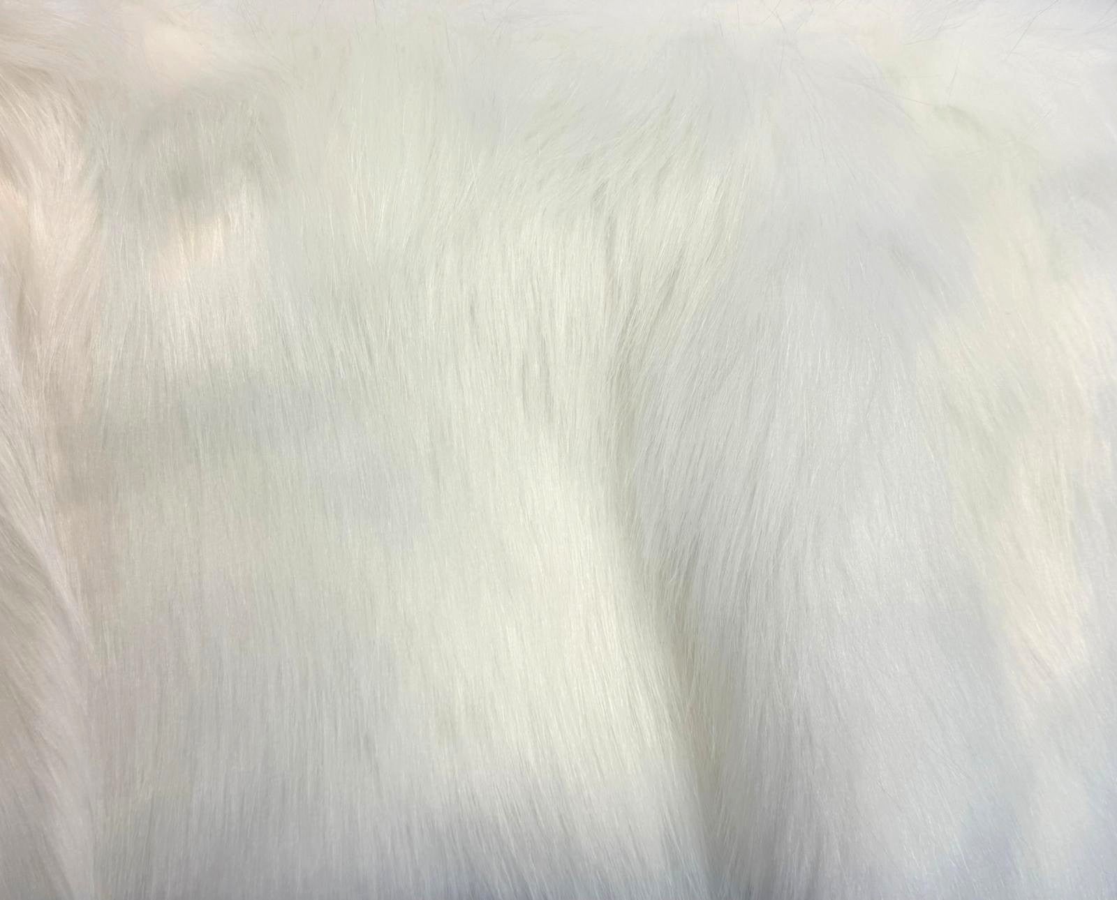 Snow Fox Fur Faux Fur Fabric / Sold By The Yard (Limited Release)