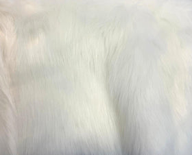 Snow Fox Fur Faux Fur Fabric / Sold By The Yard (Limited Release) - 0