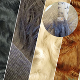 Solid Gorilla Animal Long Pile Faux Fur Fabric / Sold By The Yard