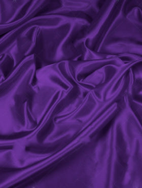 Solid Shiny Bridal Satin Fabric / Purple / Sold By The Yard