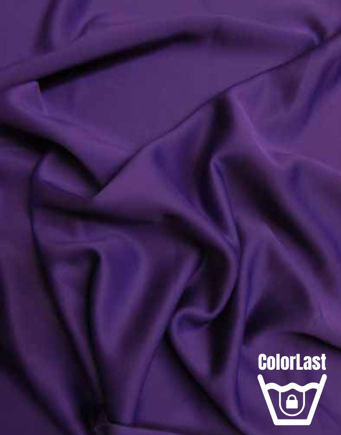 Neoprene Scuba Techno Athletic Double Knit All-Purpose Fabric / Purple with ColorLast / Sold By The Yard