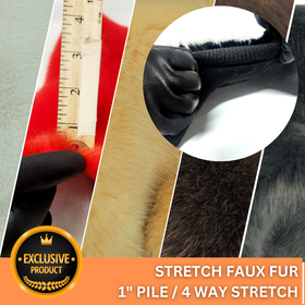 Stretch Faux Fur Fabric