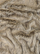 Wolf Animal Long Pile Faux Fur Fabric / Sold By The Yard