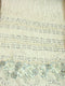 3D Bridal Beaded Luxury Floral Lace Mesh Fabric / Aqua / Sold By The Yard