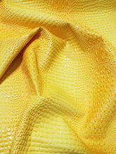Florida Gator 3D Embossed Vinyl Fabric / Sold By The Yard
