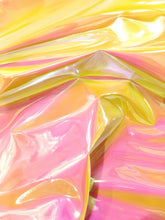 Holographic Multi-Color Chrome Vinyl Fabric / Sold By The Yard