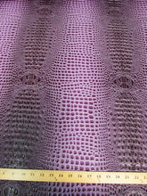 Poison Green Florida Gator 3D Embossed Vinyl Fabric / Sold By The Yard