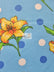 Assorted Flower Print Poly Cotton Fabric / (Polka Dot Bellflower) Blue / 50 Yard Bolt