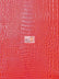 Fire Red Crocodile Marine Vinyl Fabric / Sold By The Yard