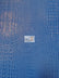 Royal Blue Crocodile Marine Vinyl Fabric / Sold By The Yard