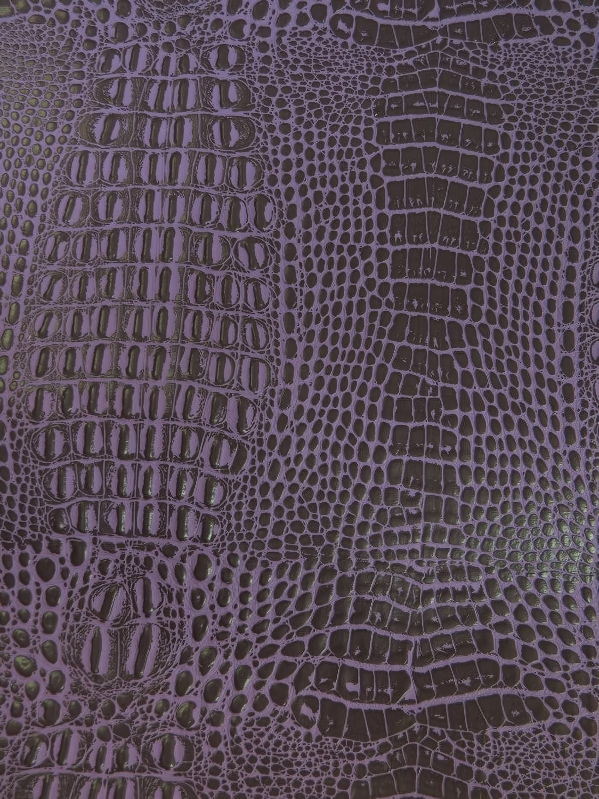 Passion Purple Crocodile Marine Vinyl Fabric / Sold By The Yard