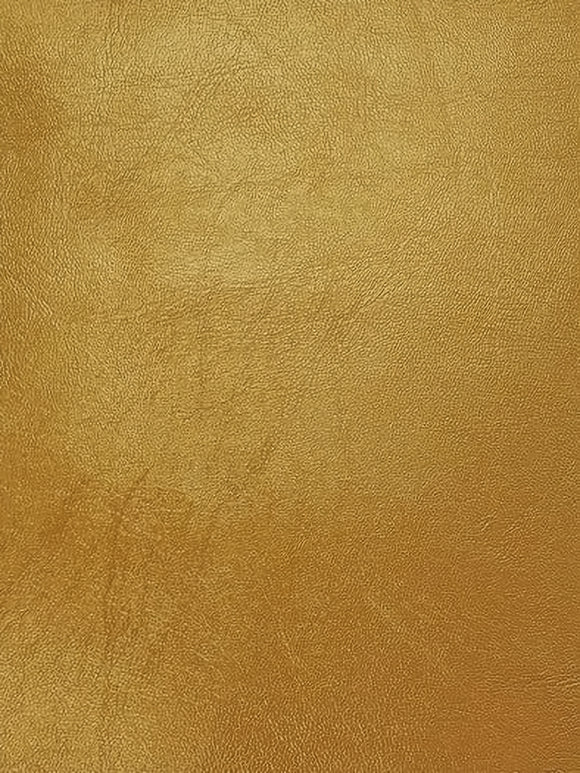 Marine Vinyl - Auto/Boat - Upholstery Fabric / Metallic Gold / By The Roll - 30 Yards