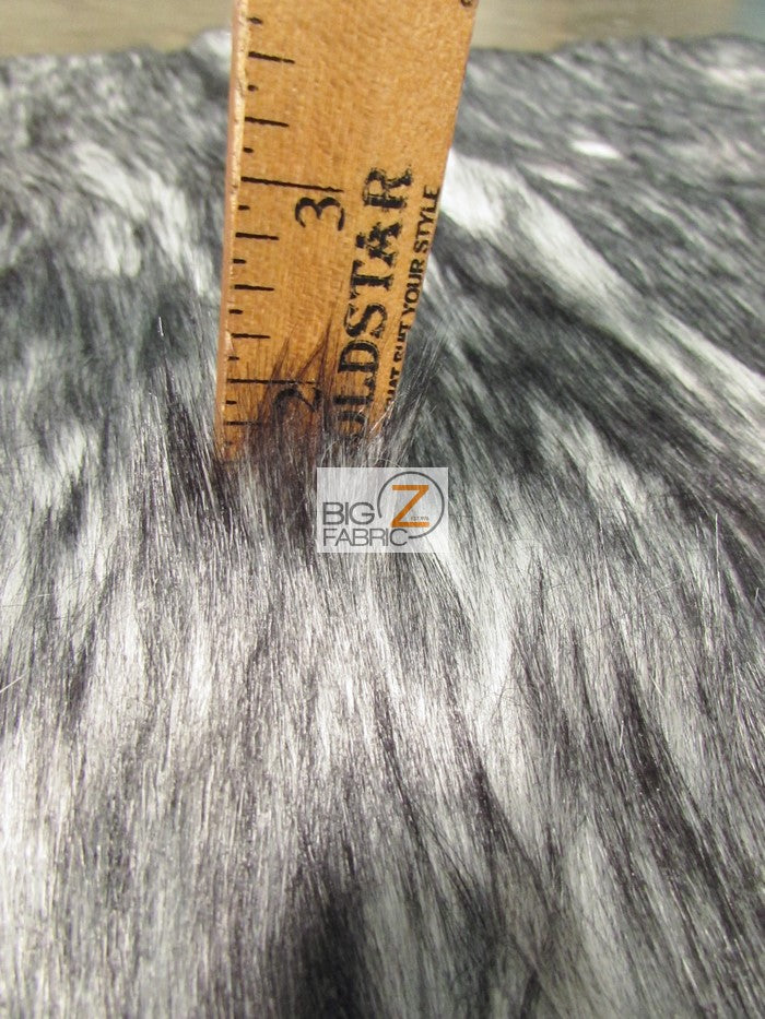 Ice Blue Arctic Alaskan Husky Long Pile Fabric / Sold By The Yard