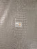 Charcoal Alligator Embossed Vinyl Fabric / Sold By The Yard