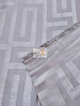 Abstract Trillium Maze Upholstery Fabric / Brown / Sold By The Yard