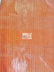 Crush Orange Big Nile Crocodile Vinyl Fabric / Sold By The Yard