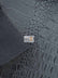 Death Black Big Nile Crocodile Vinyl Fabric / Sold By The Yard