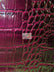 Glossy Dragon Purple Big Nile Crocodile Vinyl Fabric / Sold By The Yard