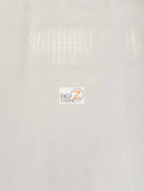 Big Nile Crocodile Faux Fake Leather Vinyl Fabric / Pearl White / By The Roll - 30 Yards-1
