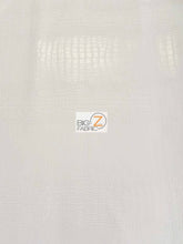 Big Nile Crocodile Faux Fake Leather Vinyl Fabric / Pearl White / By The Roll - 30 Yards
