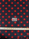Poly Cotton Printed Fabric Polka Dots / Sold By The Yard
