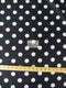 Poly Cotton Printed Fabric Polka Dots / Sold By The Yard