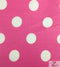 Poly Cotton Printed Fabric Polka Dots / Sold By The Yard