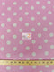 Poly Cotton Printed Fabric Polka Dots / Sold By The Yard